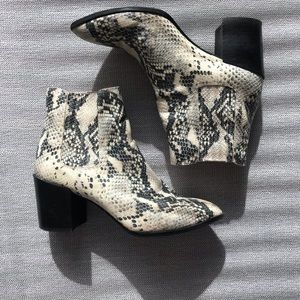Steve Madden Snakeskin Bootie